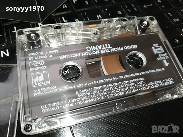 TITANIC-ОРИГИНАЛНА КАСЕТА 1109221650, снимка 3 - Аудио касети - 37968570