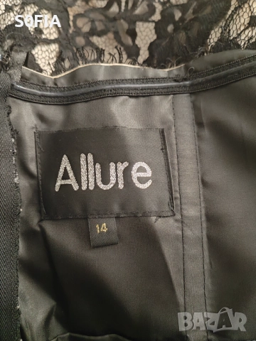 Allure официална дантелена рокля L размер, снимка 3 - Рокли - 52744615