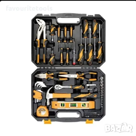 Комплект инструменти Tolsen 89 части, снимка 4 - Куфари с инструменти - 47709387