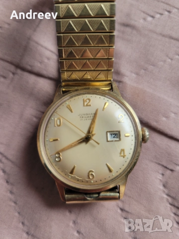 Junghans Trilatic 20mik. 17j, снимка 8 - Мъжки - 52735454