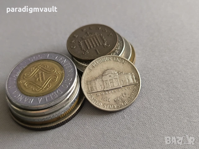 Монета - САЩ - 5 цента | 1988г.