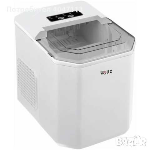 Ледогенератор Voltz, 100W~120W, 12кг./24ч., 1.3л., Черен или бял, снимка 2 - Други - 51075560