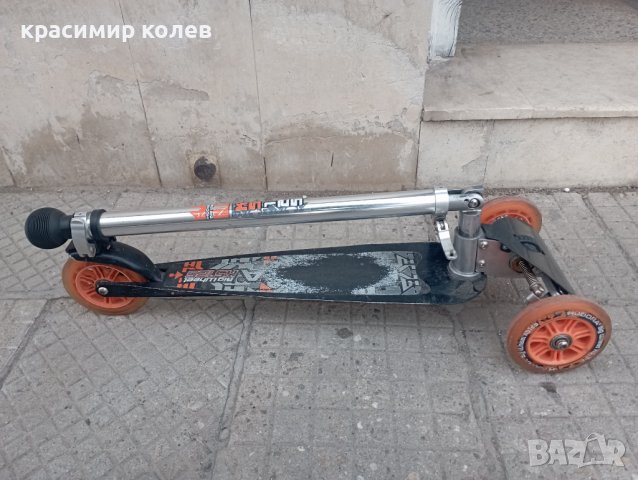 немска тротинетка "HUDORA Big Wheel KS125", снимка 6 - Детски велосипеди, триколки и коли - 39490263