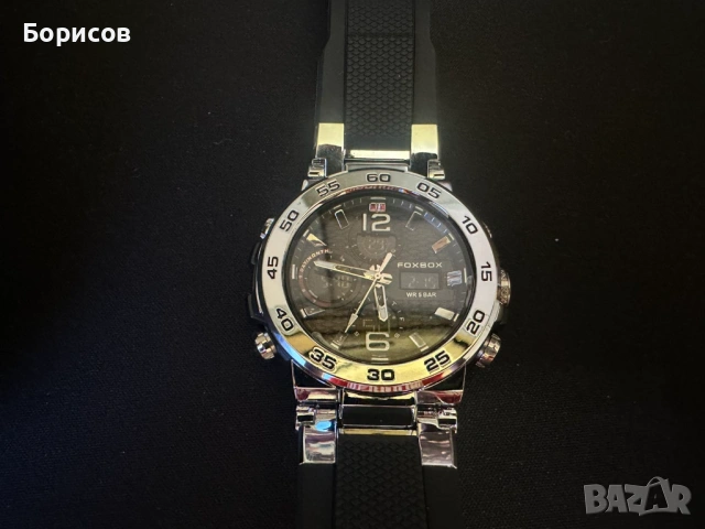 Мъжки спортен часовник FOXBOX – Удароустойчив + Стилна кутия, снимка 2 - Мъжки - 53486709