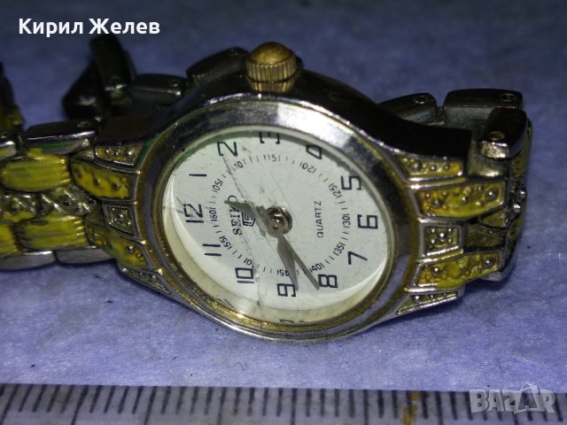 SEIKO 5 QUARTZ Японски КВАРЦОВ ДАМСКИ ЧАСОВНИК СЕЙКО 5 сКРАСИВА ВЕРИЖКА - РАБОТЕЩ 39638, снимка 16 - Дамски - 43321123