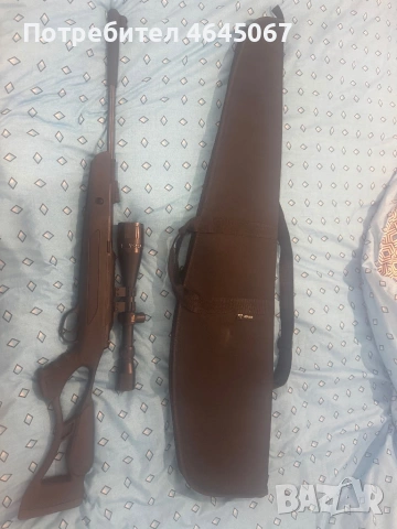 Въздушна пушка с газово бутало 5.5 гризли и оптичен мерник бсс ce4-16x50a0