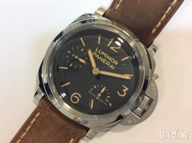 Panerai Luminor 1950 3 Days Power Reserve 47mm Steel Black Dial Различни Варианти, снимка 7 - Мъжки - 48007794