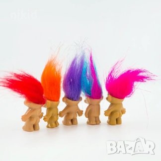 5 бр Трол Тролчета Тролчетата Trolls Пластмасова фигурка фигурки играчки играчка за игра и торта, снимка 2 - Фигурки - 40665180