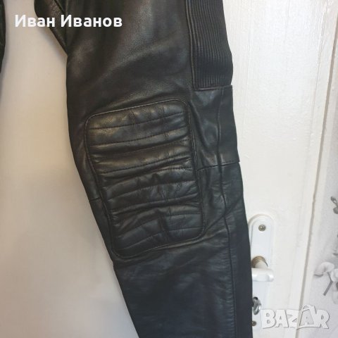 Мъжки кожен Мото панталон POLO   размер 50-С-М, снимка 4 - Панталони - 40427491