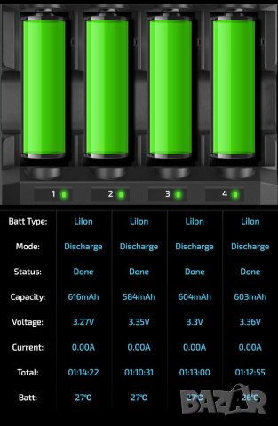 Акумулаторни батерии 13400 Li-Po 550mAh (2.035Wh), снимка 6 - Батерии, зарядни - 39970875