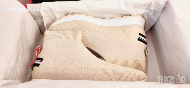 HUGO Icelin Knitted Sock Trainer 36.5ти номер 23.5 см стелка НОВИ ОРИГИНАЛНИ в кутия, снимка 7 - Маратонки - 43006532