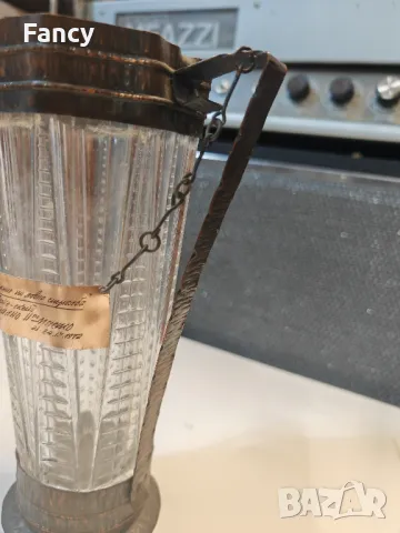 Стара спортна купа/стъкло и мед, снимка 5 - Други ценни предмети - 48200817