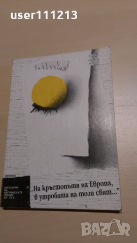 На кръстопътя на Европа... - антология на съвременната австрийска поезия, снимка 1 - Художествена литература - 28119804