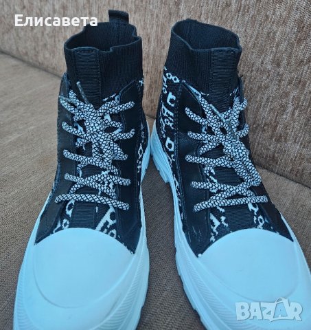 Дамски кецове/боти , снимка 3 - Дамски боти - 43015477