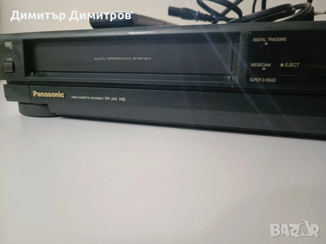 Видеомагнетофон - Panasonic NV‑J40 HQ, снимка 3 - Плейъри, домашно кино, прожектори - 53237427