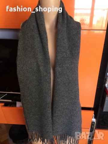 Мъжки шал Johnstons of Elgin, агнешка вълна, снимка 7 - Шалове - 35219329