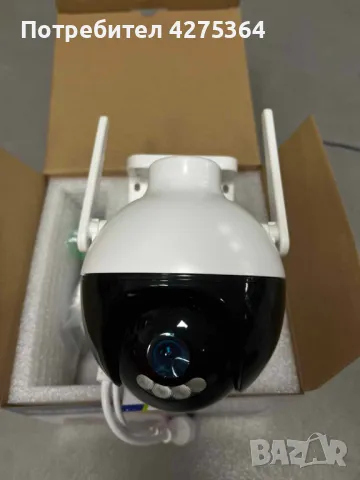 WiFi Smart камера 1080P – Висококачествено видеонаблюдение за дома и офиса, снимка 1