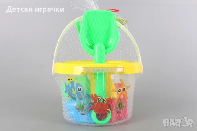 Кофичка за пясък с лопатка, гребло и форми за замък, снимка 3 - Други - 50449605