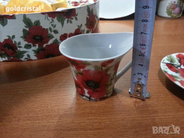 Български порцелан чаши за кафе, снимка 7 - Антикварни и старинни предмети - 43899535