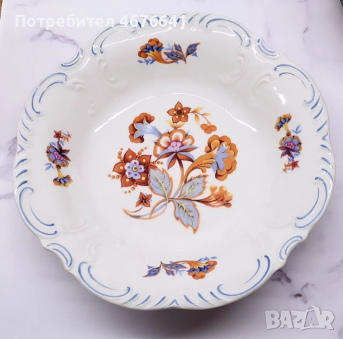 Порцеланова чиния/купа, снимка 4 - Чинии - 52788611
