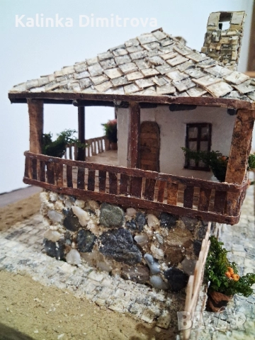 Макет на къща-изцяло ръчна изработка., снимка 11 - Декорация за дома - 51706224