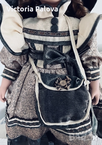 Колекционерска порцеланова кукла ADÉLIE CREATION PARIS лимитирана серия, сертификат, снимка 3 - Колекции - 52969247