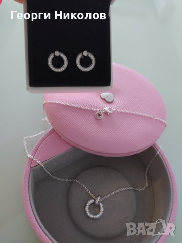 Ново оригинално колие на ПАНДОРА ПАНДОРА S925 АLE с кутия, снимка 2 - Колиета, медальони, синджири - 37727129