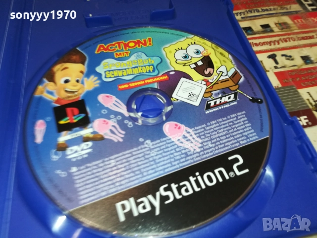 SONY PS2 GAME-SPONGEBOB 2711250853, снимка 4 - Игри за PlayStation - 52556914