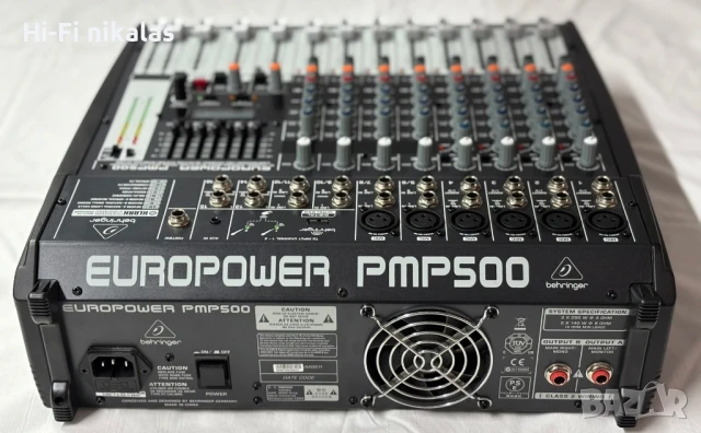 активен мишпулт смесител миксер професионално стъпало BEHRINGER PMP 500