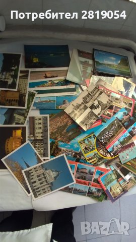 70 броя международни чужди пощенски картички някой от тях са пътували с марки и надписани , снимка 1 - Филателия - 40032924
