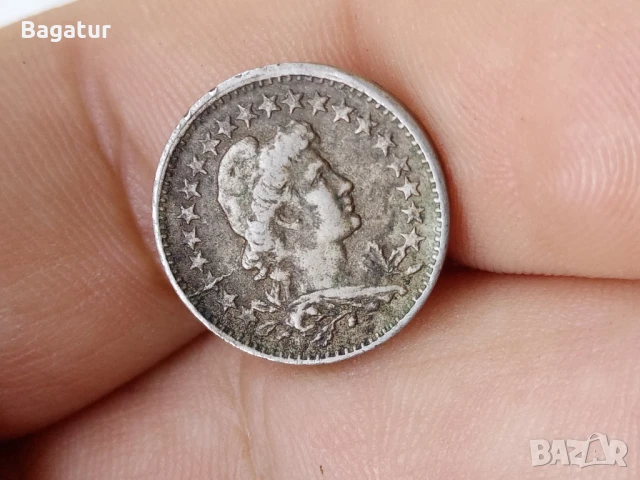 Рядка монета 50 рейс 1922,Бразилия,50 reis 1922,Brasil,Рр,, снимка 4 - Нумизматика и бонистика - 51007995