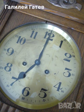 Стенен Часовник Gustav Becker - Работещ, снимка 4 - Антикварни и старинни предмети - 49601537