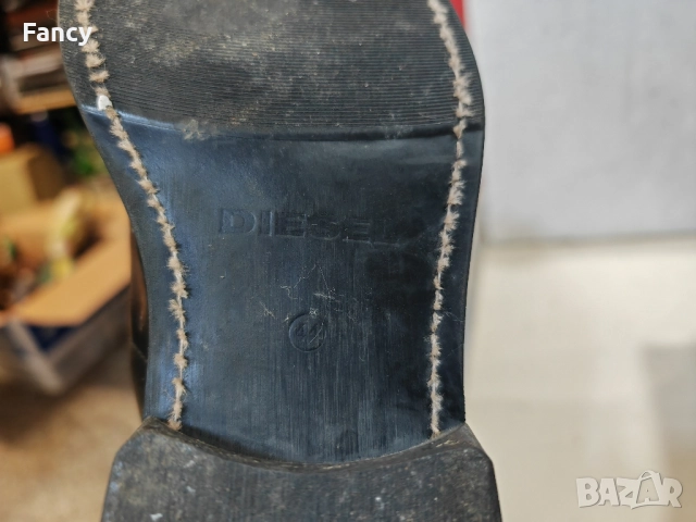 Мъжки кожени ботуши Diesel 44 номер, снимка 8 - Мъжки ботуши - 52244911