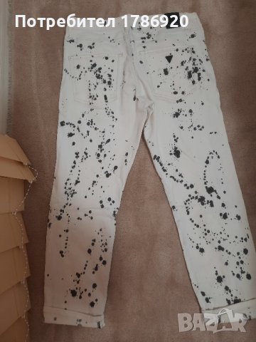 Бели дънки Guess Vanille Relaxed Low, снимка 2 - Дънки - 43613655