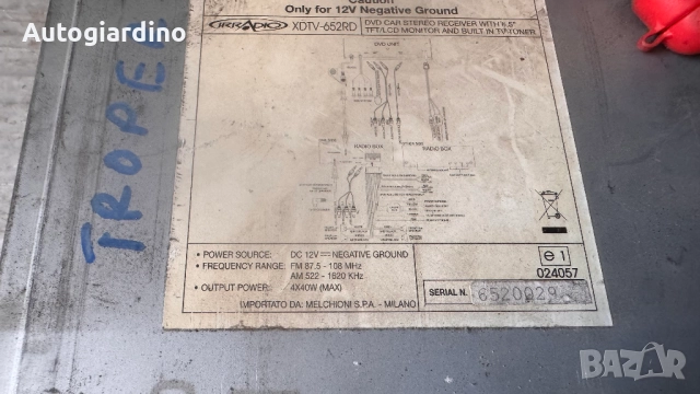 Оригинална Аудио / GPS и видео система за Isuzu Trooper - XDTV-652RD, снимка 2 - Части - 52794035