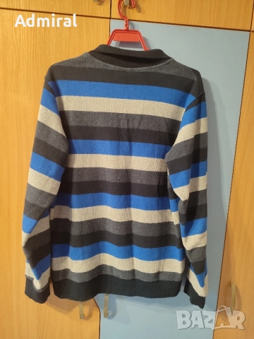 Оригинална мъжка раирана блуза Lacoste , снимка 6 - Блузи - 52100291