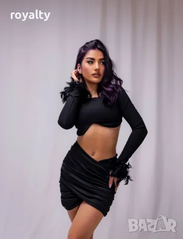 Черна стилна дамска рокля , снимка 3 - Рокли - 50375065