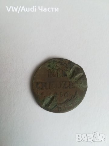 Стара монета Австрия кройцер 1816г. EIN KREUZER , снимка 1 - Колекции - 36904557