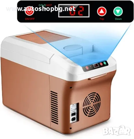15L мини електрически охладител, 12V/24V хладилник за кола, преносим малък хладилник, снимка 3 - Аксесоари и консумативи - 49685979
