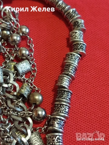 Унисекс ланец готик,пънк или рок естетика много красив 51269, снимка 3 - Колиета, медальони, синджири - 53462384