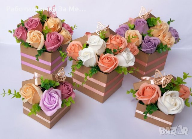 Аранжировки със сапунени рози, снимка 9 - Други - 35978233