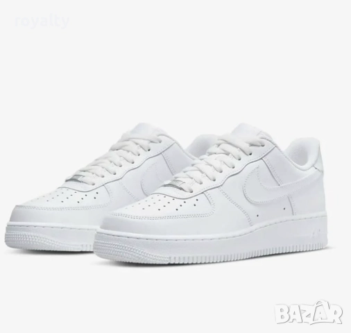Nike Air Force 1 бели мъжки маратонки , снимка 5 - Маратонки - 51687574
