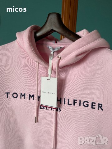 100 лв до 30.05!Tommy Hilfiger,original, суичър,страхотен розов цвят,нов, снимка 6 - Блузи с дълъг ръкав и пуловери - 43511508