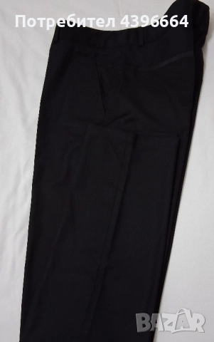 мъжки официален черен панталон, снимка 2 - Панталони - 52551118