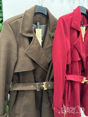 Дамско Елегантно Манто Различни Цветове , снимка 5 - Рокли - 52593542