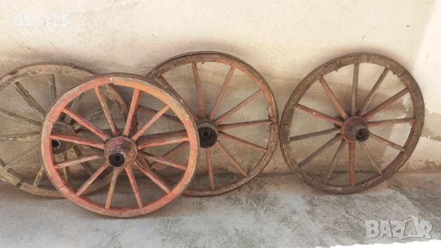 масивни колела от каруца - огромни , снимка 10 - Антикварни и старинни предмети - 50659952