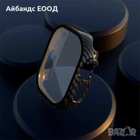 Карбонов кейс за Apple Watch 9 / 8 / 7, снимка 3 - Други - 49407910