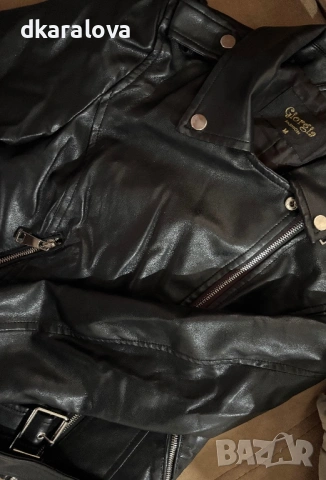 Дамско кожено яке , снимка 2 - Якета - 53302464