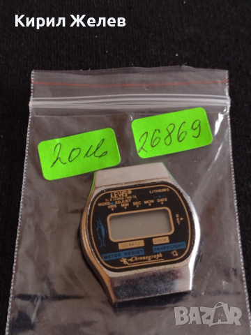 РЕТРО МОДЕЛ ЕЛЕКТРОНЕН ЧАСОВНИК LEVI'S LITHIUM'S ПЕРФЕКТЕН ЗА КОЛЕКЦИЯ - 26869, снимка 9 - Антикварни и старинни предмети - 36528464
