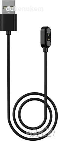 Магнитен USB кабел за зареждане на смарт часовник ZKCREATION – 2 Pin